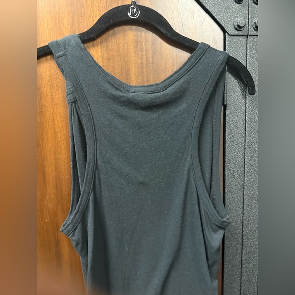 NWT PHILANTHROPY DRESS! Black Sleeveless Ruched Dress! Tight fit! Medium - Picture 6 of 6